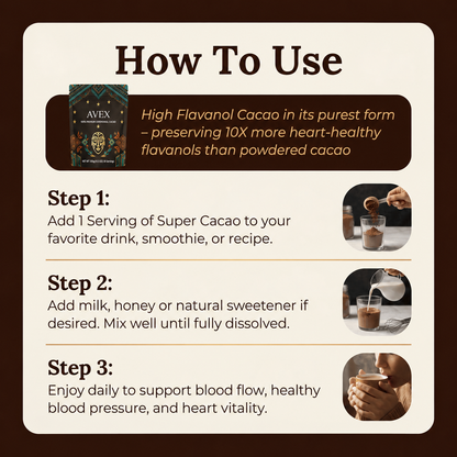 Support Healthy Arteries, Healthy Circulation & Cardiovascular Wellness - Naturally, With Ceremonial Cacao*