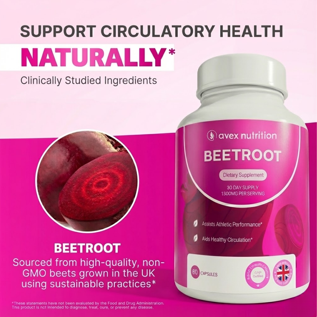 Premium Beetroot Capsules To Support Natural Energy & Vitality
