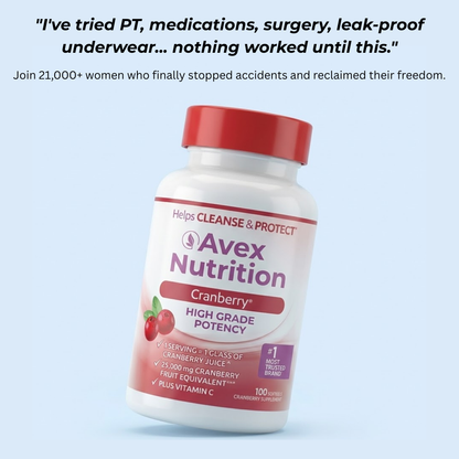 Premium Cranberry Extract Soft Capsules.