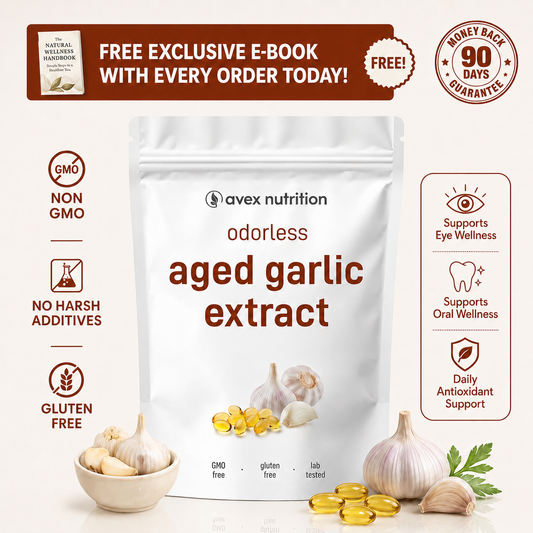 Aged Garlic Extract - 7500mg Odorless Softgels