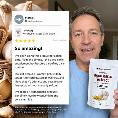 Aged Garlic Extract - 7500mg Odorless Softgels