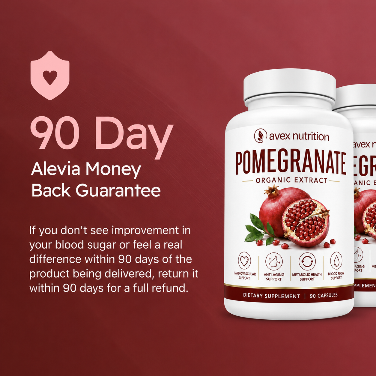 Organic Pomegranate Extract Capsules