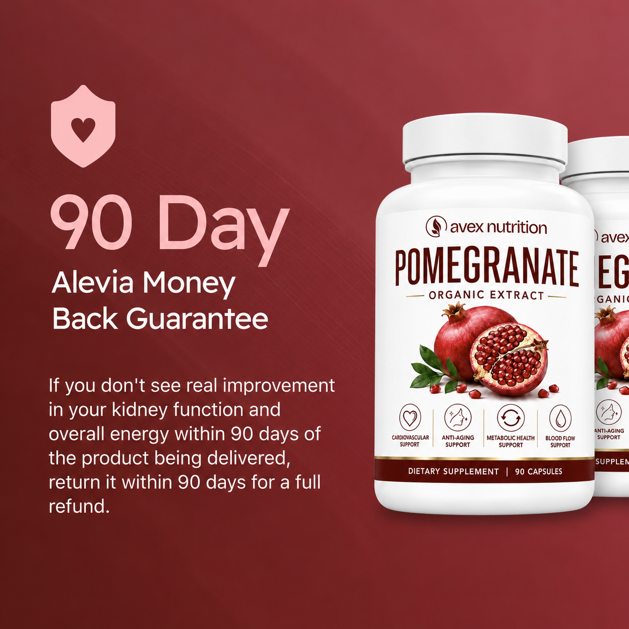 Organic Pomegranate Extract Capsules